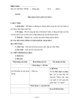 Giáo án Ngữ văn 8 - Kì II - Tiết 96: Trả bài tập làm văn số 6