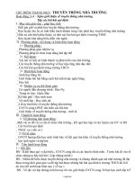 Giáo án Hoạt động ngoài giờ lên lớp lớp 6 - Chủ điểm tháng 09: Truyền thống nhà trường - Hoạt động 3, 4 : Nghe giới thiệu về truyền thống nhà trường tập các bài hát qui định