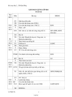 Thiết kế bài dạy lớp 2 - Tuần 16 - Trường TH Kim Đồng