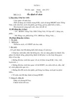 Giáo án Lớp 1 - Tuần 01 - Chuẩn KTKN