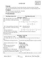 Giáo án Đại số 8 - Trần Trung Hiếu - Tiết 3: Luyện tập