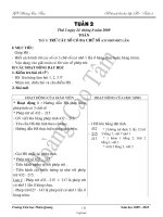 Giáo án các môn lớp 3 (chuẩn kiến thức kĩ năng) - Tuần 2