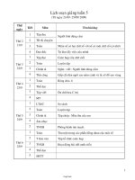 Giáo án Lớp 3 - Tuần 5 - Năm học 2009-2010 - Phạm Thị Trinh