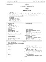 Giáo án Toán - Tiết: 6 - Bài: Các số 1, 2, 3