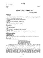 Giáo án Ngữ văn Lớp 8 - Tuần 21 - Năm học 2008-2009