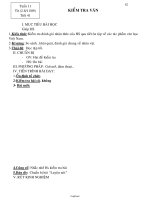 Giáo án tự soạn Ngữ văn 8 - Tuần 11