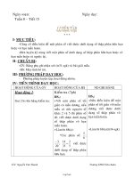 Giáo án Đại số 7 tuần 8 tiết 15: Luyện tập