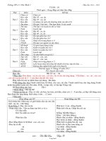 Thiết kế bài dạy lớp 1 - Tuần 10 - Trường TH số 2 Hoà Bình 2