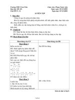 Giáo án Đại số 8 - Trường THCS Sơn Tiến - Tiết 31: Luyện tập