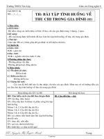 Giáo án Công nghệ 6 - Tiết 69: Thực hành Bài tập tình huống về thu chi trong gia đình (Tiếp theo) - Nguyễn Thị Tuyết Minh