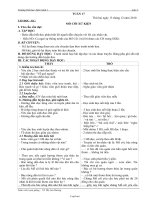 Giáo án lớp 3 - Tuần 17 - Trường Tiểu học Tiên Cảnh 1