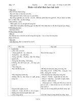 Giáo án môn Tập đọc lớp 3 - Tiết 137: Bảo vệ như thế là rất tốt