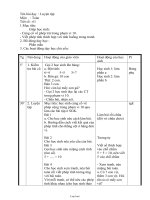 Giáo án các môn lớp ghép 2, 3 - Tuần 8