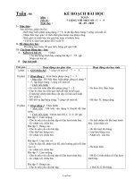 Giáo án Toán 2 tuần 6 - Trường Tiểu học số 2 Ninh Ích