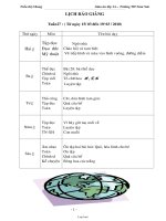 Giáo án Lớp 1 - Tuần 27 - Năm học 2009-2010 - Trần Thị Chung