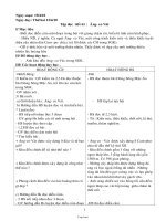 Giáo án môn học lớp 4 - Tuần thứ 31