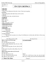 Giáo án Công nghệ 6 - Tiết 17: Ôn tập chương I - Nguyễn Thị Tuyết Minh