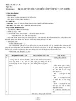 Giáo án Ngữ văn lớp 7 tiết 40: Luyện nói: văn biểu cảm về sự vật, con người