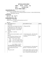 Giáo án môn Hình học 7 - Tiết 39: Luyện tập 1