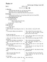 Giáo án các môn lớp 1 - Tuần 21 năm 2011