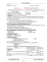 Giáo án Sinh học 8 tuần 34 - Trường THCS Xuân Thủy