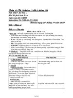 Thiết kế bài dạy lớp 2 - Tuần 13 năm 2010