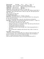 Giáo án Mĩ thuật 1 bài 3: Màu và vẽ màu vào hình đơn giản