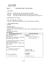 Giáo án Đại số 8 tiết 1 đến 5