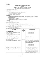 Giáo án Tổng hợp các môn học lớp 2 - Tuần dạy 1 năm học 2012