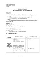 Giáo án Mĩ thuật 7 - Tiết 10, Bài 10: Vẽ tranh Đề tài cuộc sống quanh em - Năm học 2009-2010