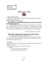 Giáo án môn Ngữ văn 6 - Tiết 9: Kiểm tra viết