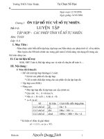 Giáo án Tự chọn Số học 6 - Tiết 1 đến tiết 13