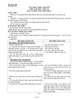 Giáo án môn học lớp 4 - Tuần dạy 20