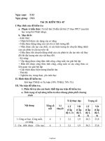 Giáo án Vật lí Lớp 8 - Tiết 28: Kiểm tra 45p - Năm học 2011-2012