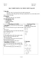 Giáo án môn Toán lớp 3 - Tuần 13 đến tuần 16