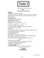 Giáo án Lớp 2 Tuần 1 - Nguyễn Thị Tuyết Thanh