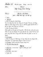 Giáo án dạy Lớp 3 Tuần 22