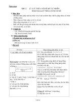 Giáo án Lớp 6 - Môn Số học - Tiết 12 - Bài 7: Lũy thừa với số mũ tự nhiên. Nhân hai lũy thừa cùng cơ số