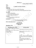 Giáo án Lớp 6 - Môn Toán - Phần hình học (tiếp)