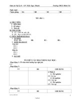 Giáo án môn Vật lí Lớp 8 - Chương trình cả năm - Năm học 2009-2010 - Trần Ngọc Thanh