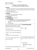 Giáo án Hình học 8 - Tiết 37, Bài 1: Định lí Talet trong tam giác - Năm học 2009-2010 - Phạm Mạnh Hùng