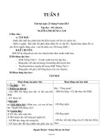 Giáo án Lớp 3 Tuần 5 - Nguyễn Thị Quế – Trường Tiểu học Dạ Trạch