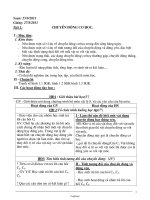 Giáo án môn Vật lý Lớp 8 - Chương trình cả năm - Năm học 2011-2012