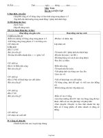 Giáo án Toán lớp 1 - Bài 26: Luyện tập