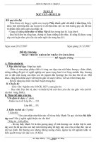 Giáo án Ngữ văn 6 - Tuần 17 - Trường THCS Tô Hiệu