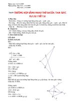 Giáo án Hình học 7 tiết 29, 30