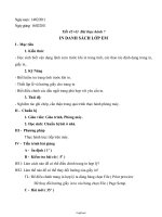 Giáo án Tin học 7 - Tiết 42-43, Bài thực hành 7: In danh sách lớp em - Năm học 2010-2011