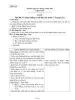 Giáo án Lớp 1 - Tuần 23 - Chuẩn KTKN và giảm tải