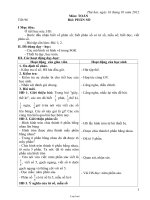 Giáo án Lớp 4 - Tuần 20 - Chuẩn kiến thức kỹ năng