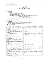 Giáo án Tập viết Lớp 3 - Tuần 20 - Ôn chữ hoa N (Ng)